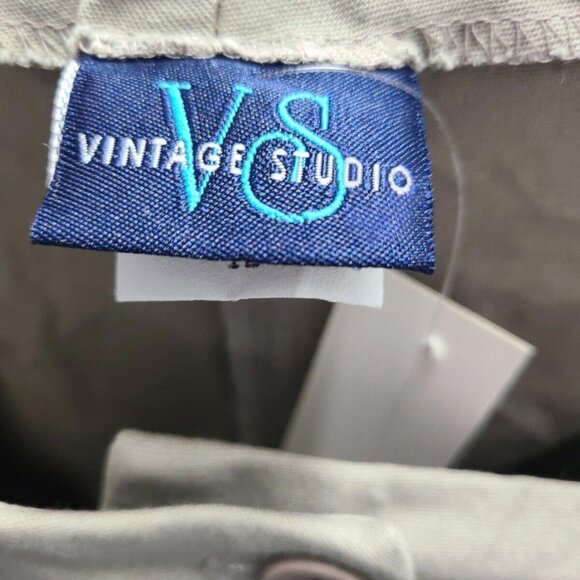 Vintage Studio Slack-Style Capri Pants Women's 12 L (Beige/Tan) - Picture 7 of 8